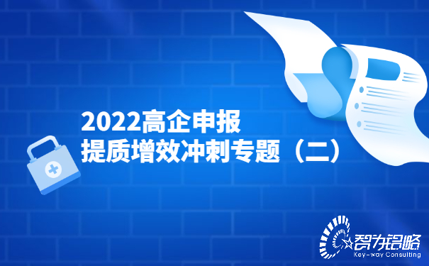 2022高企申報提質(zhì)增效沖刺專(zhuān)題（二）