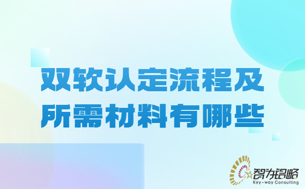 雙軟評估流程及所需材料有哪些